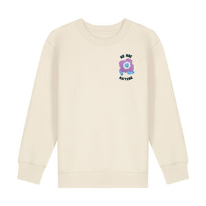 We are nature with Flower - Unisex Children Crew Neck Sweatshirt