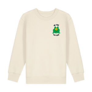 We are nature with Frog - Unisex Children Crew Neck Sweatshirt
