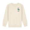 Happy planet with Map - Unisex Children Crew Neck Sweatshirt