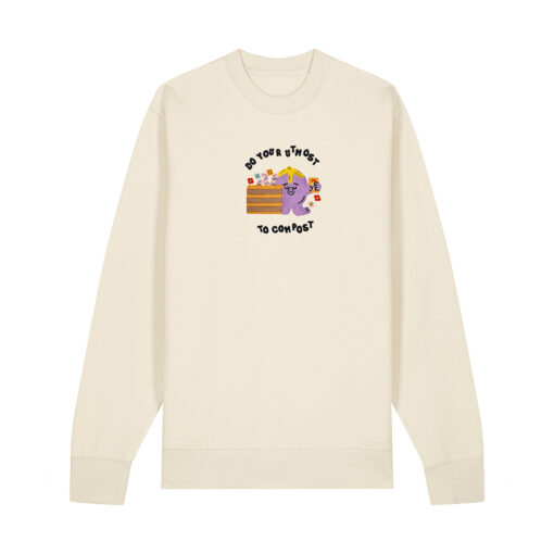 Do your utmost to compost - Unisex Adult Crew Neck Sweatshirt