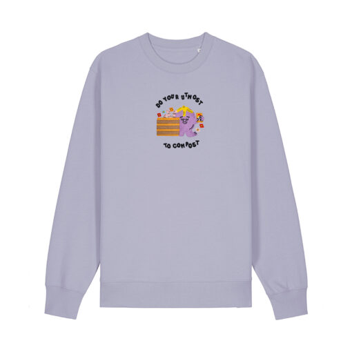 Do your utmost to compost - Unisex Adult Crew Neck Sweatshirt - Image 11