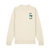 Happy planet with Map - Unisex Adult Crew Neck Sweatshirt