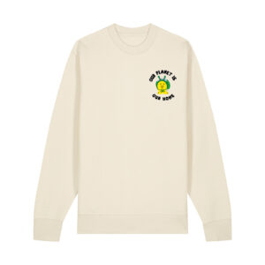 Our planet is our home with Snail - Unisex Adult Crew Neck Sweatshirt