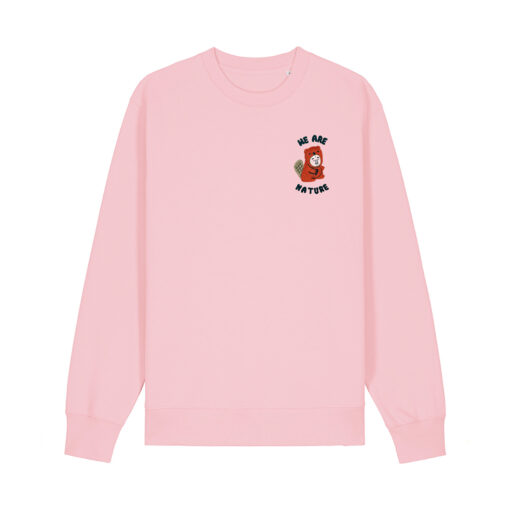 We are nature with Beaver - Unisex Adult Crew Neck Sweatshirt - Image 7