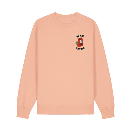We are nature with Beaver - Unisex Adult Crew Neck Sweatshirt - Image 8