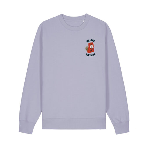 We are nature with Beaver - Unisex Adult Crew Neck Sweatshirt - Image 11